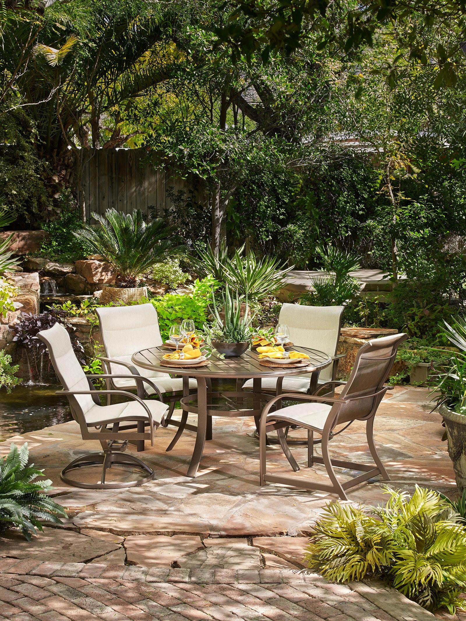 WINSTON Outdoor/Patio Padded Sling Loveseat Glider by Winston M8021PS